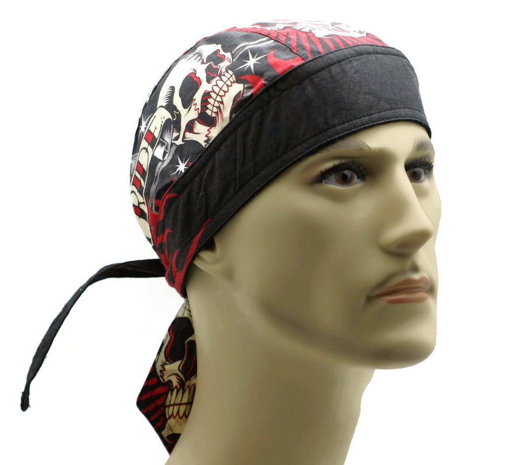 Durag Du-rag Headwear Head Wrap Skull Cap Doo Do Rag Bandana Headband  Beanie Hat